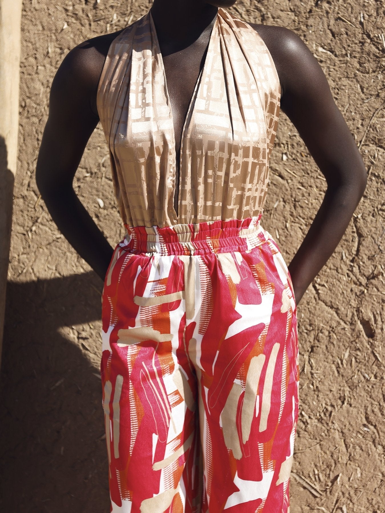 Umy Jumpsuit - Abstract Rose - diarrablu