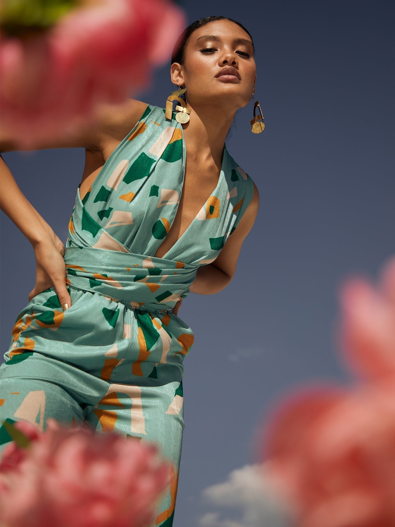 UMY Jumpsuit - Saly Vert - diarrablu