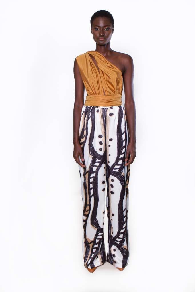 Umy Ben Jumpsuit | Sini White