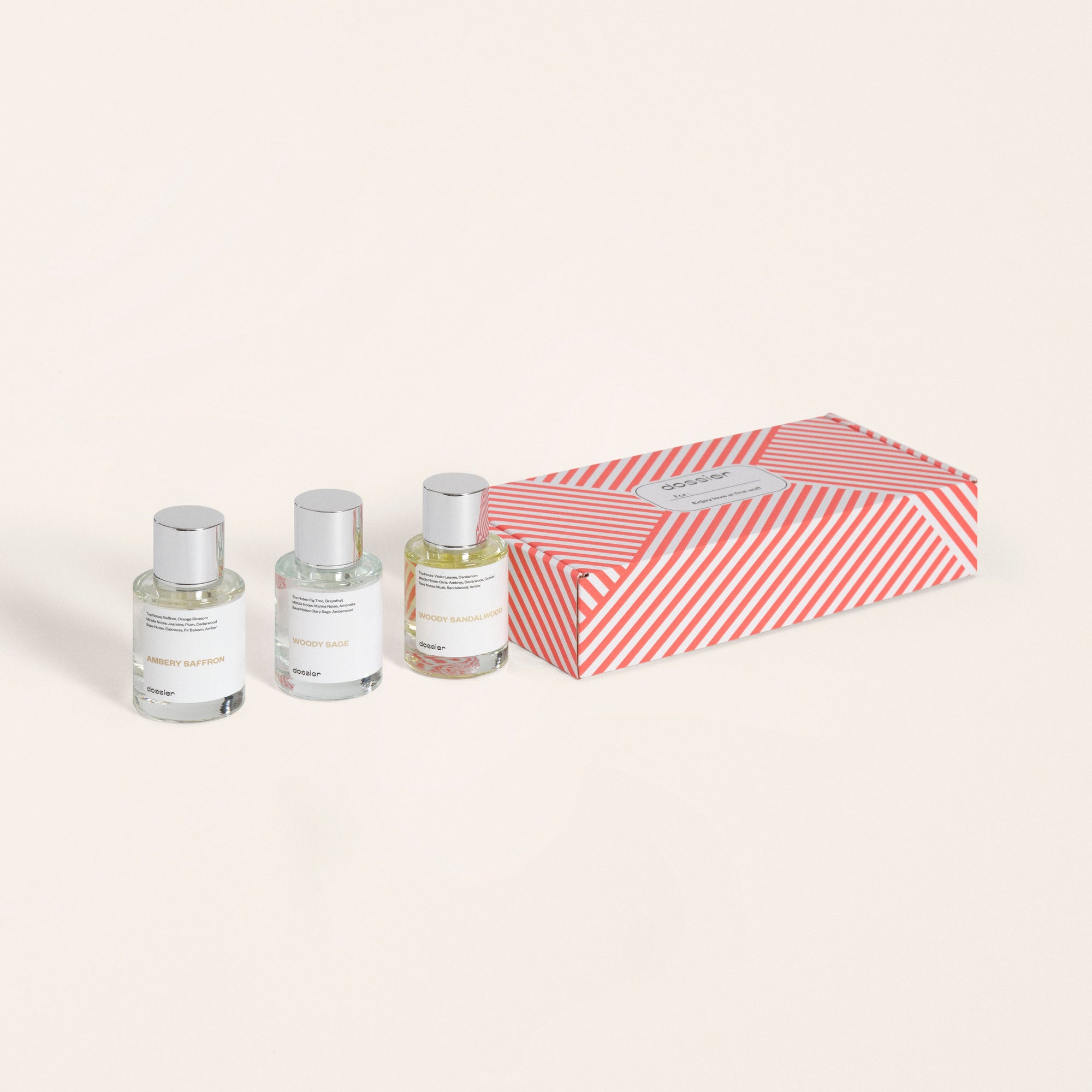 TrioSet | Ambery Saffron, Woody Sage, Woody Sandalwood