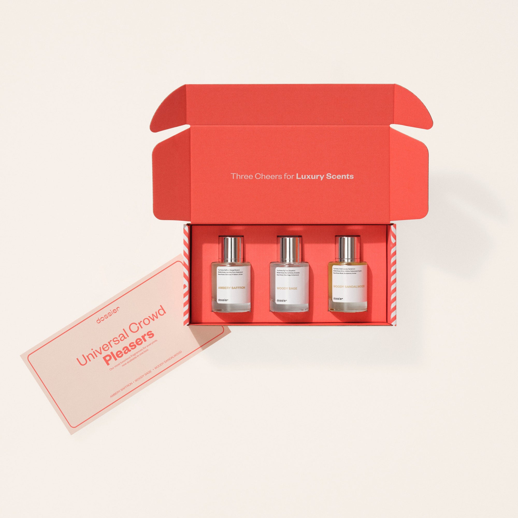 TrioSet | Ambery Saffron, Woody Sage, Woody Sandalwood