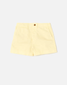 90s Trouser Shorts | Washed Buttercream