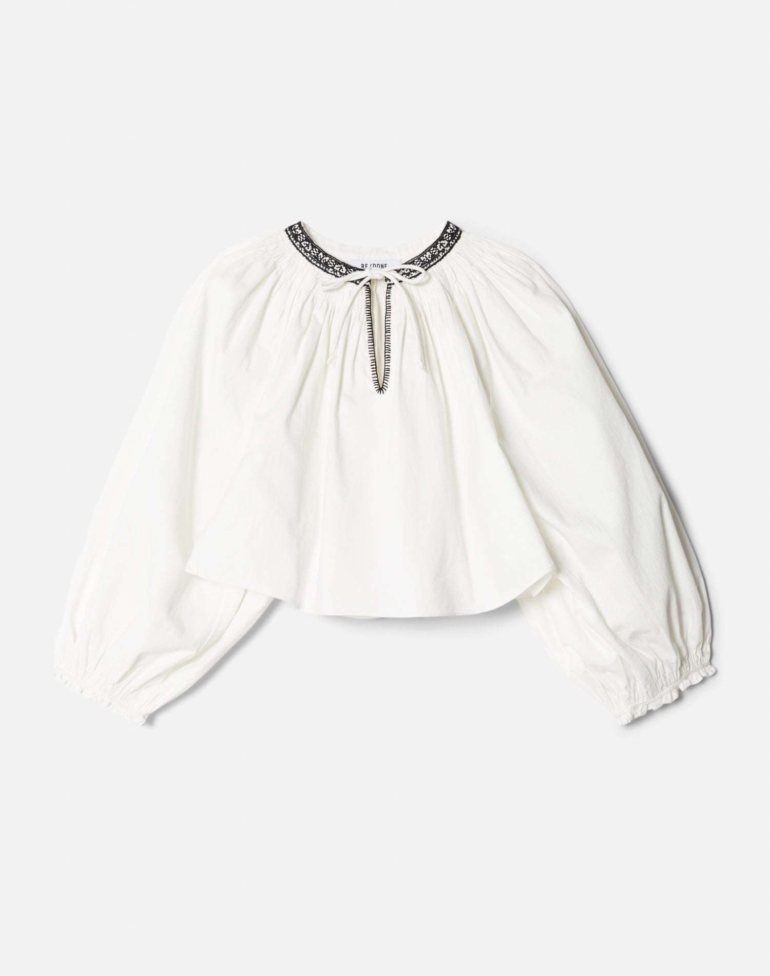 Victorian Cut Off Blouse | Vintage Ivory