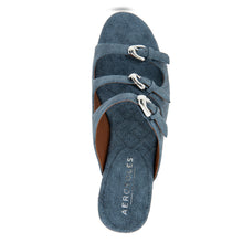 Jenna Sandal Dress Sculpted | Blue Jean Denim Suede