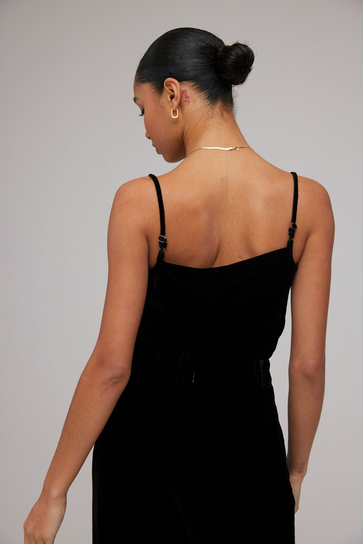 Cowl Neck Camisole - Black