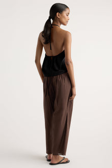Isilda | Vesna Organic Cotton V-Neck Halter Top in Size Extra Small