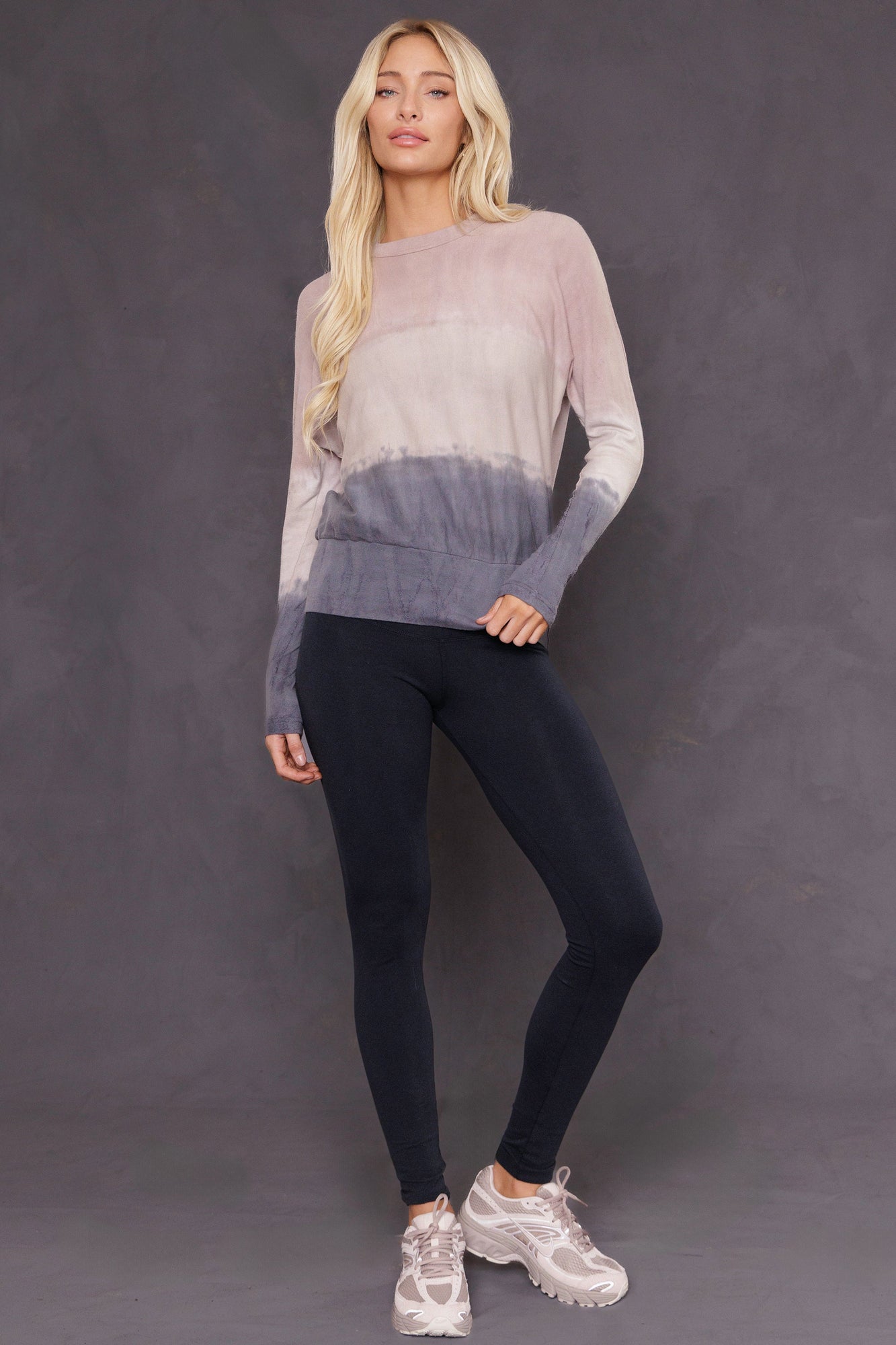Women | High Rise Ankle Legging | Charcoal/Jet