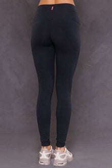 Women | High Rise Ankle Legging | Charcoal/Jet