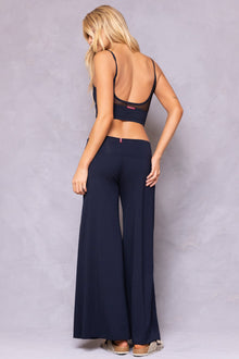 Women | Low Back Mesh Inset Bra | Past Midnight