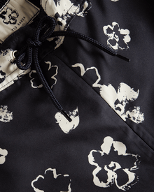 Men | Floral Swimshort | Navy Red White