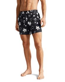 Men | Floral Swimshort | Navy Red White