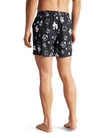 Men | Floral Swimshort | Navy Red White