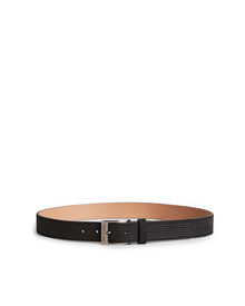 Men | Corduroy Suede Belt | Black