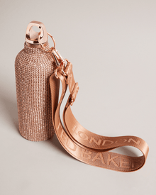 Men | Crystal Embellished Water Bottle | Pink