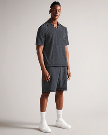 Men | Drawstring Toweling Short | Navy