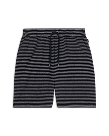 Men | Drawstring Toweling Short | Navy