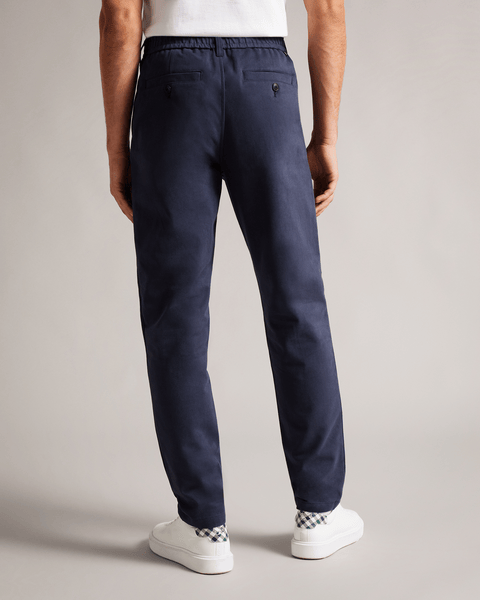 Men | Chunky V Neck Knit | Navy