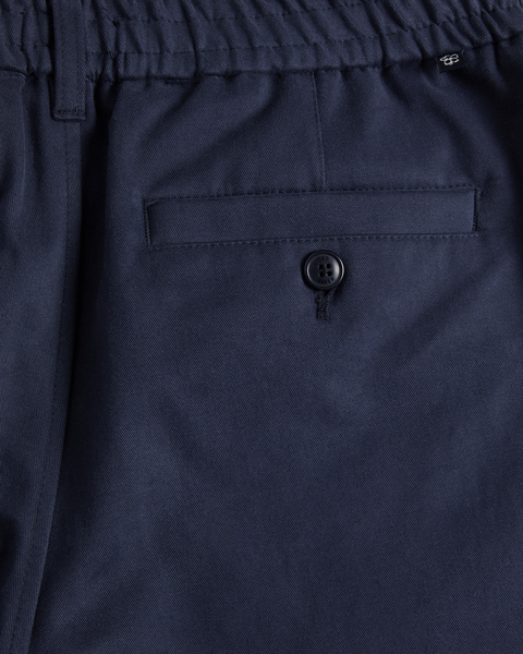 Men | Chunky V Neck Knit | Navy