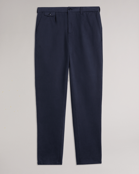 Men | Chunky V Neck Knit | Navy