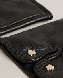 Men | Leather Stitch Gloves | Black