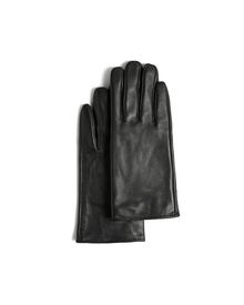 Men | Leather Stitch Gloves | Black