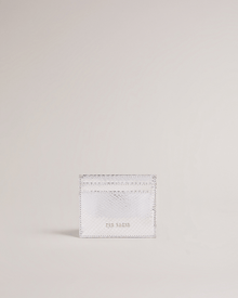 Men | Imitation Snake Card Hold | Silver