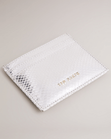 Men | Imitation Snake Card Hold | Silver