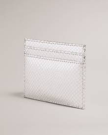 Men | Imitation Snake Card Hold | Silver