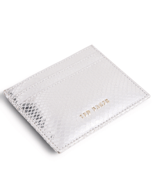 Men | Imitation Snake Card Hold | Silver