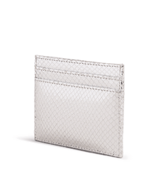 Men | Imitation Snake Card Hold | Silver