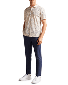 Men | Irvine Fit Textured Trs | Navy