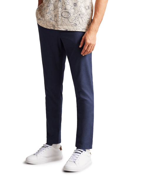 Men | Irvine Fit Textured Trs | Navy