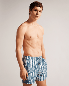 Men | Butterfly Striped Printed | Blue Red White