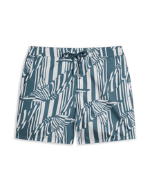 Men | Butterfly Striped Printed | Blue Red White