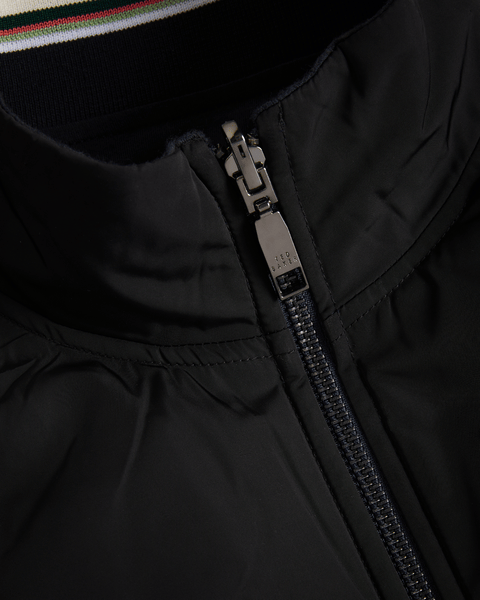 Men | Hybrid Quilted Zip Jacket | Navy