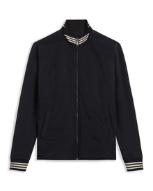 Men | Hybrid Quilted Zip Jacket | Navy