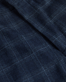Men | Check Suit Trouser | Navy