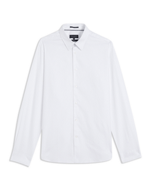 Men | Long Sleeve Patterned Slim Fit Shi | White Multi