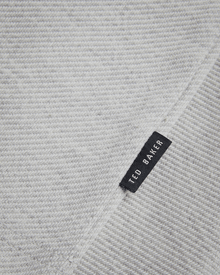 Men | Long Sleeve Half Zip | Light Pastel Grey