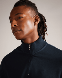 Men | Long Sleeve Half Zip | Navy