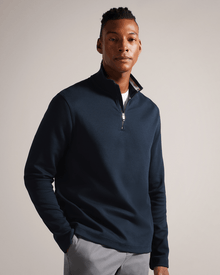 Men | Long Sleeve Half Zip | Navy