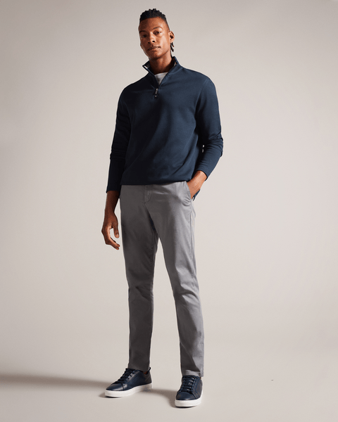 Men | Long Sleeve Half Zip | Navy