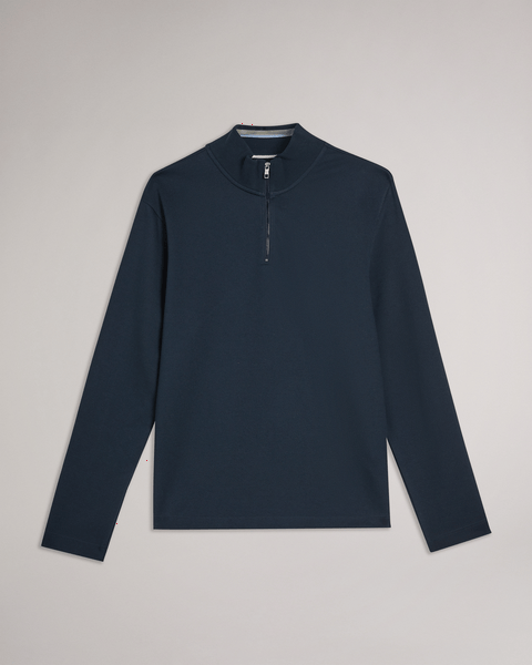 Men | Long Sleeve Half Zip | Navy