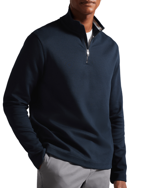 Men | Long Sleeve Half Zip | Navy