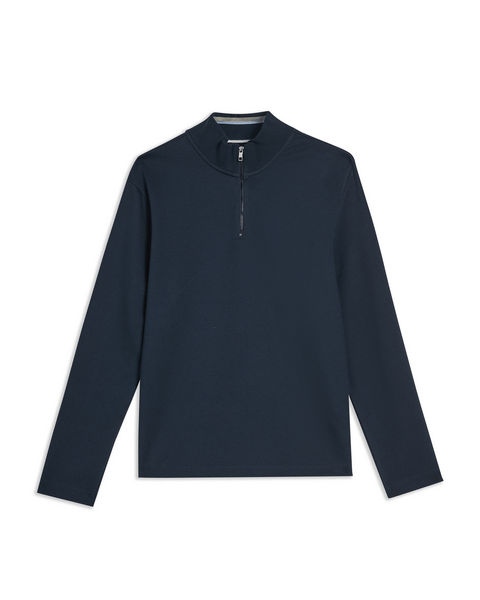 Men | Long Sleeve Half Zip | Navy