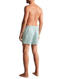 Men | Geometric Swimshort | Moss Green