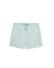 Men | Geometric Swimshort | Moss Green
