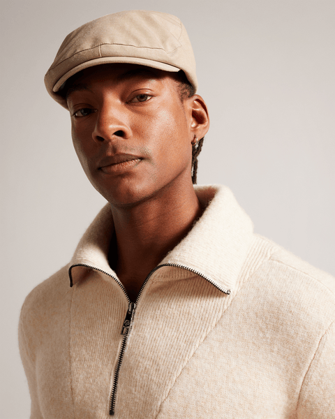 Men | Flat Cap | Pale Brown
