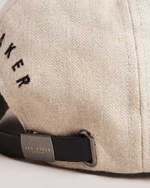 Men | Contrast Stitch Cap | White Gold