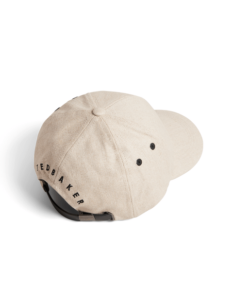 Men | Contrast Stitch Cap | White Gold